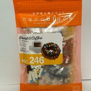 Nanoblocks Donut & Coffee Building Set - NBC246 BRAND NEW & SEALED